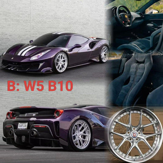 DM 1/18 Ferrari 488 Pista Resin Fully Open Limited Edition Model Car