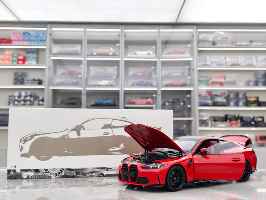 MINICHAMPS 1/18 BMW M4 Metallic Red 110020140