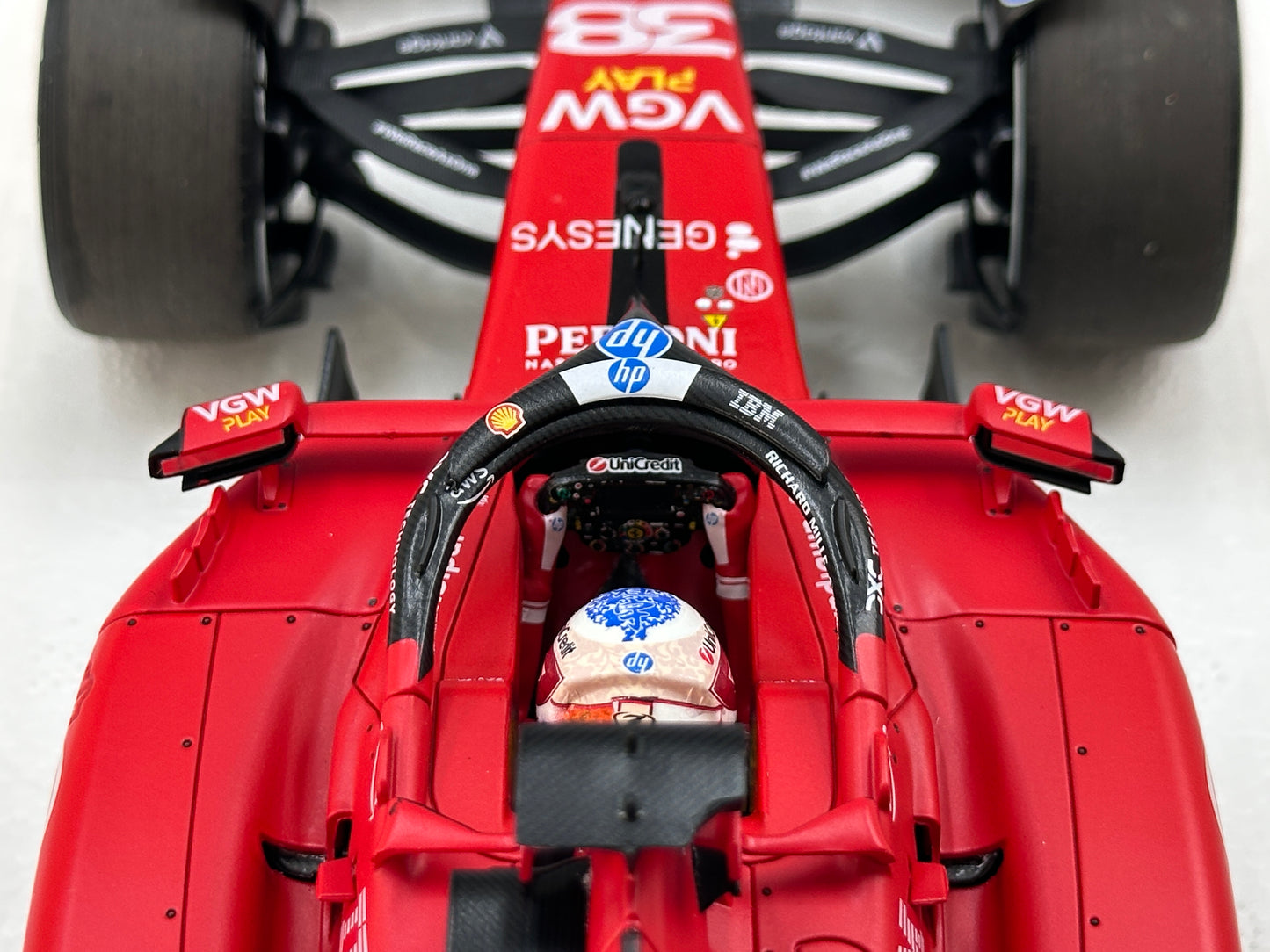 BBR 1/18 Ferrari SF-23 #38 Zhou Guanyu Red BBR2318T38