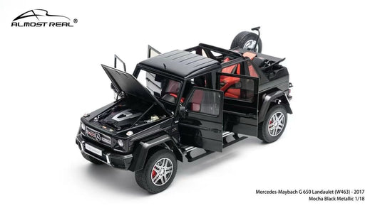 Almost Real 1/18 scale Mercedes-Maybach G 650 Landaulet 2017 Metallic Black