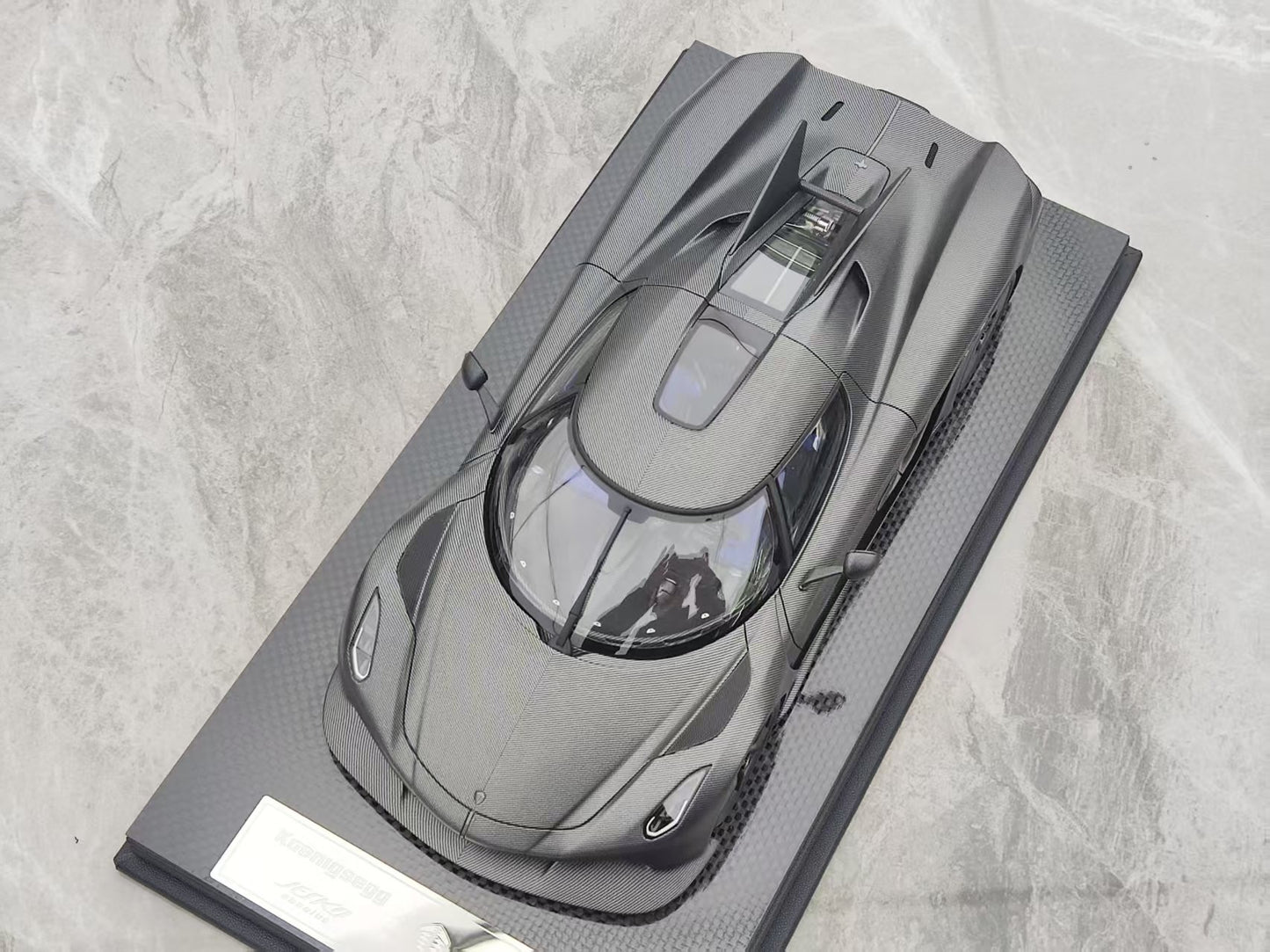 FRONTIART 1/18 Koenigsegg Jesko Absolut 7289 Bare Carbon FA185