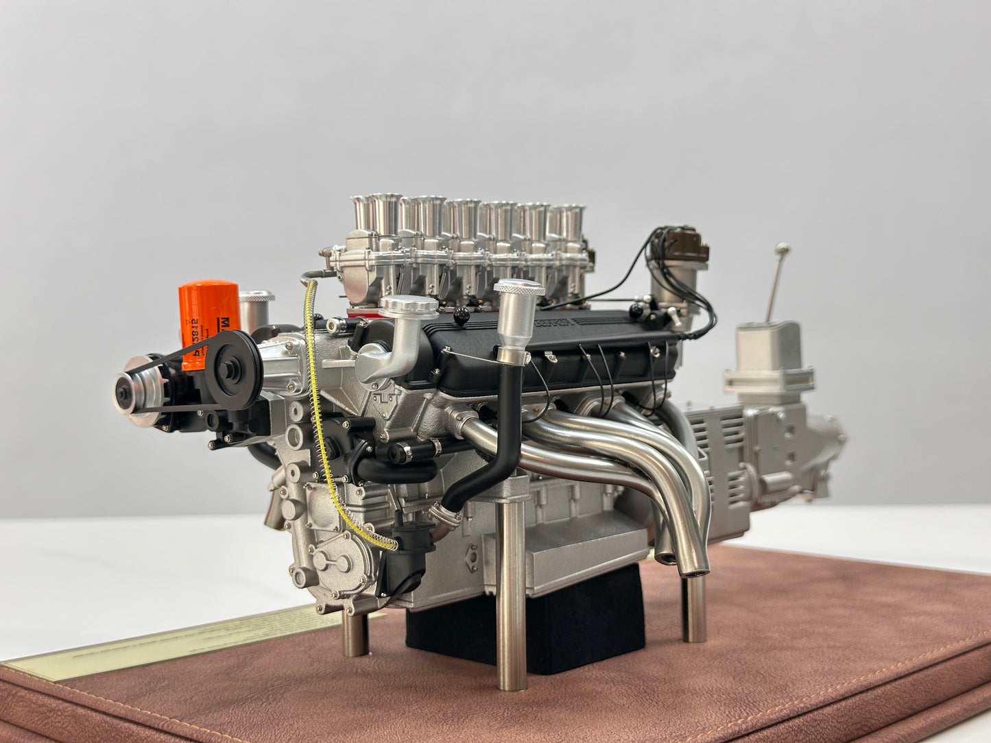 First Model 1/6 Ferrari 250 GTO Engine (Grey) FM06002