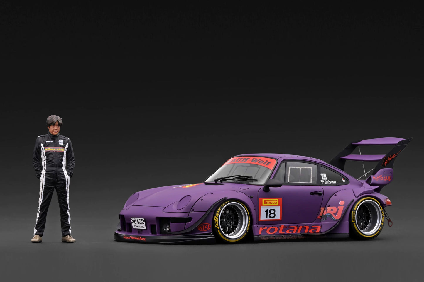 IG 1/18 Porsche RWB 993 Mr. Nakai Resin Model IG4042