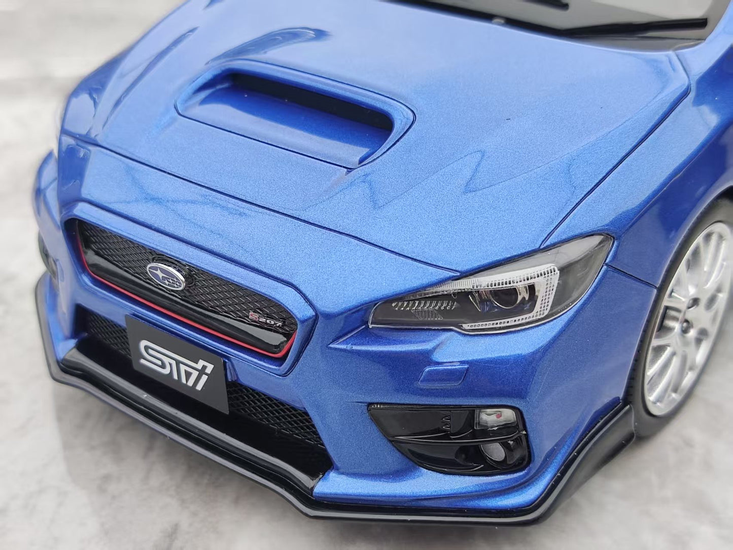OTTO 1/18 Subaru WRX STI S207 WR 2015 Pearl Blue OT1182