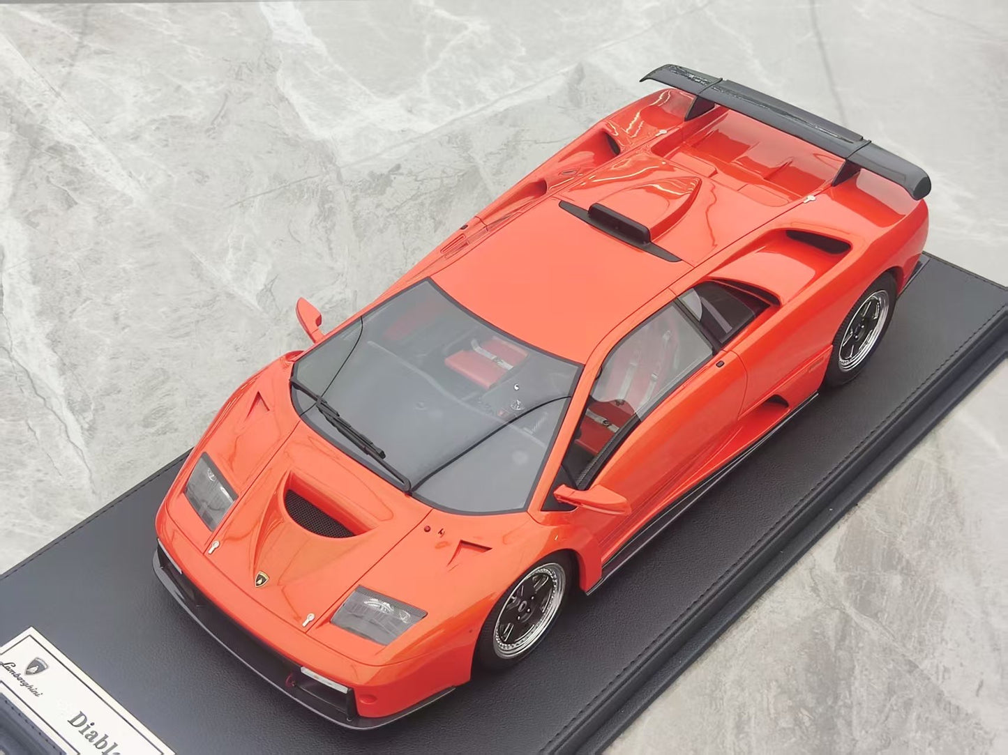 GL 1/12 Lamborghini Diablo GT Orange Model Car JS-GL008