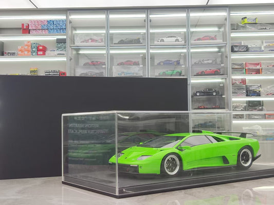 GL 1/12 Lamborghini Diablo GT Apple Green Model Car JS-GL009