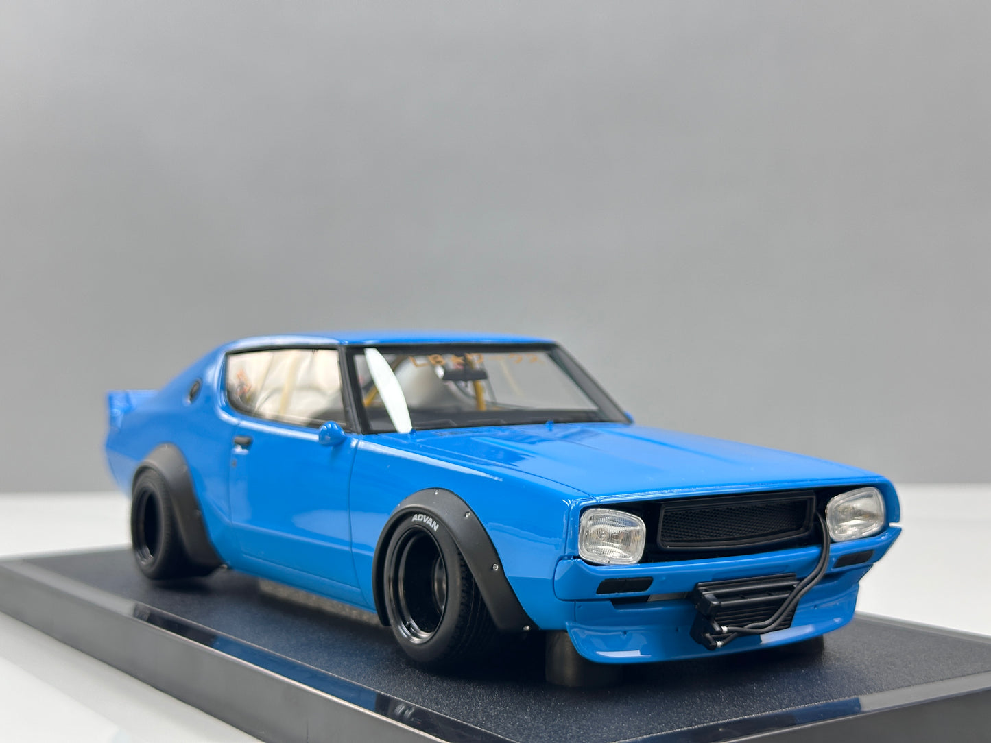 OTTO 1/18 Nissan Skyline 2000 GT-R (KPGC110) BY LB-WORKS Blue OT1210