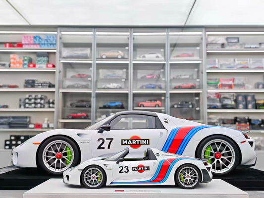 HH Model 1/8 Porsche 918 Spyder Martini HH523