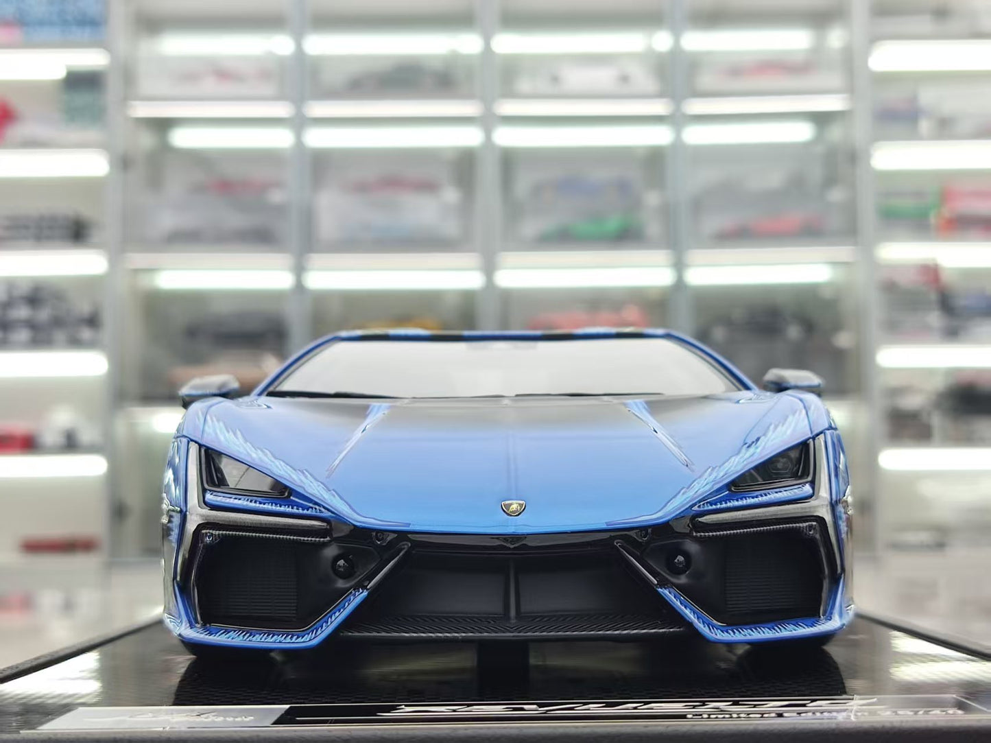 IVY 1/18 Lamborghini Revuelto Opera Unica 60th Anniversary Blue IVY233