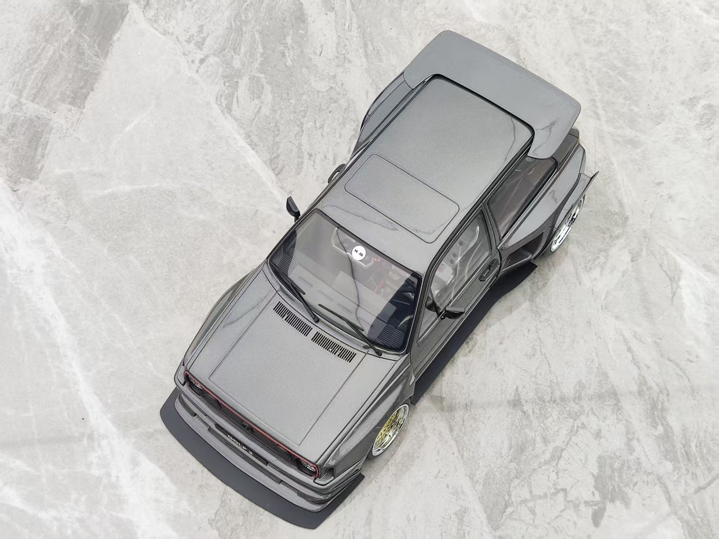 OTTO 1/18 Volkswagen Golf II Gribby Kyzyl Saleem Ascot Metallic Grey OT476