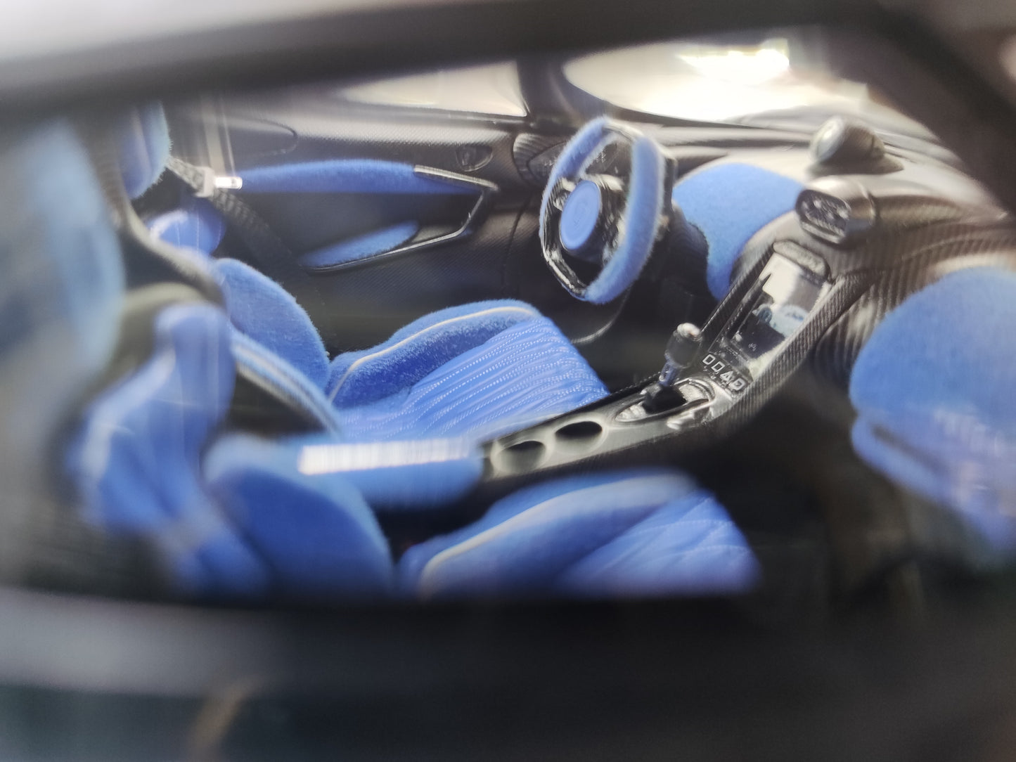 FRONTIART 1/18 Koenigsegg Jesko Absolut 7273 Blue Carbon FA176