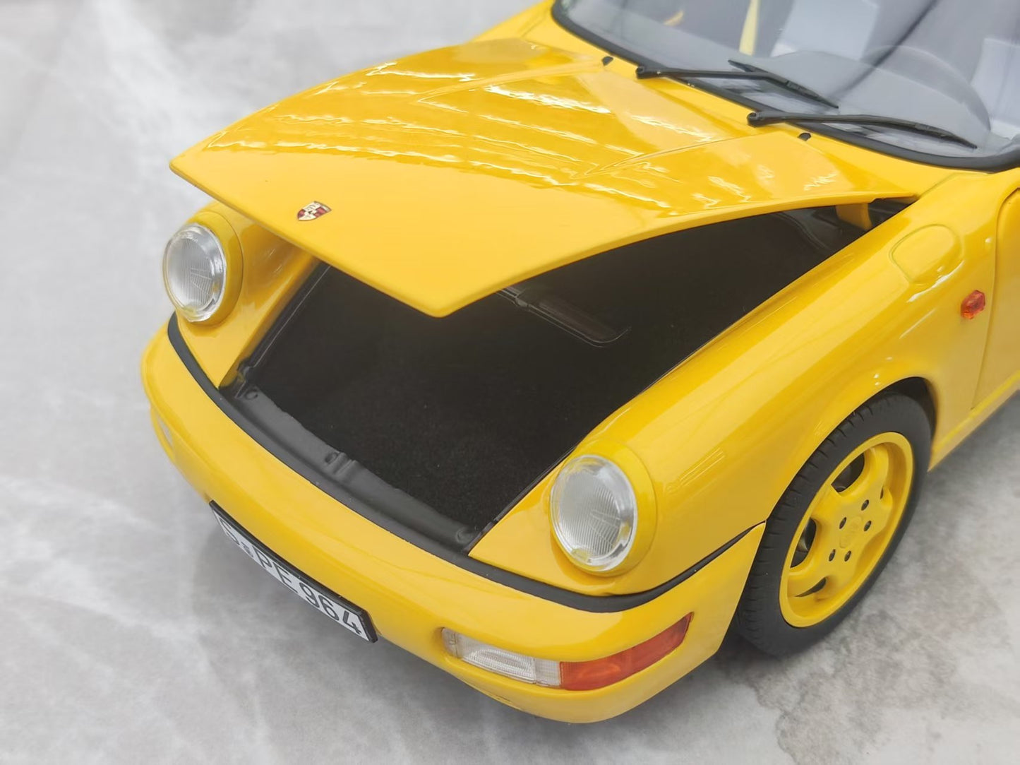NOREV 1/18 Porsche 911 Speedster Yellow Alloy Model 187130