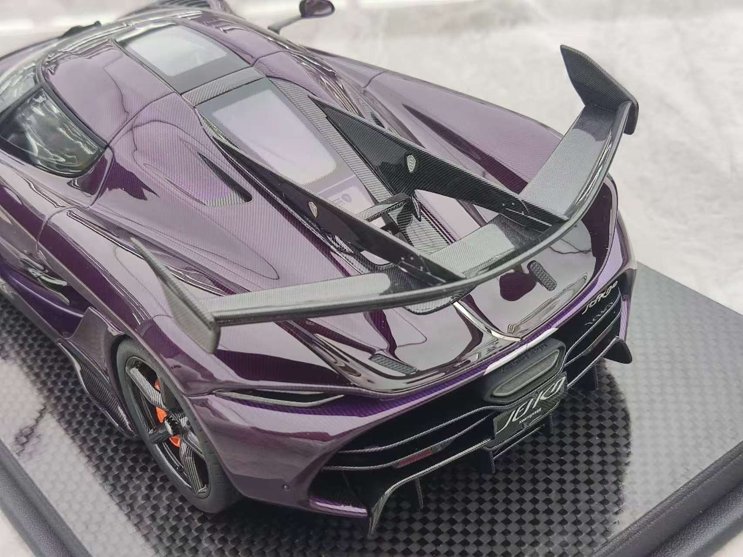 FRONTIART 1/18 Koenigsegg Jesko 7315 Purple Resin Model FA164