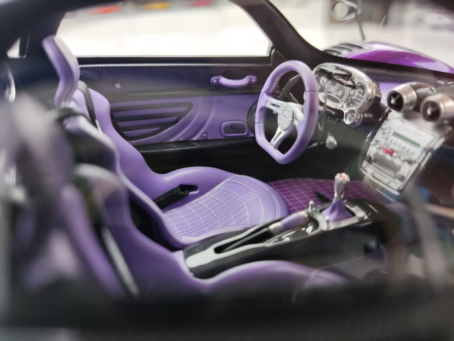 HH Model 1/18 Pagani Zonda Specials Viola HH552