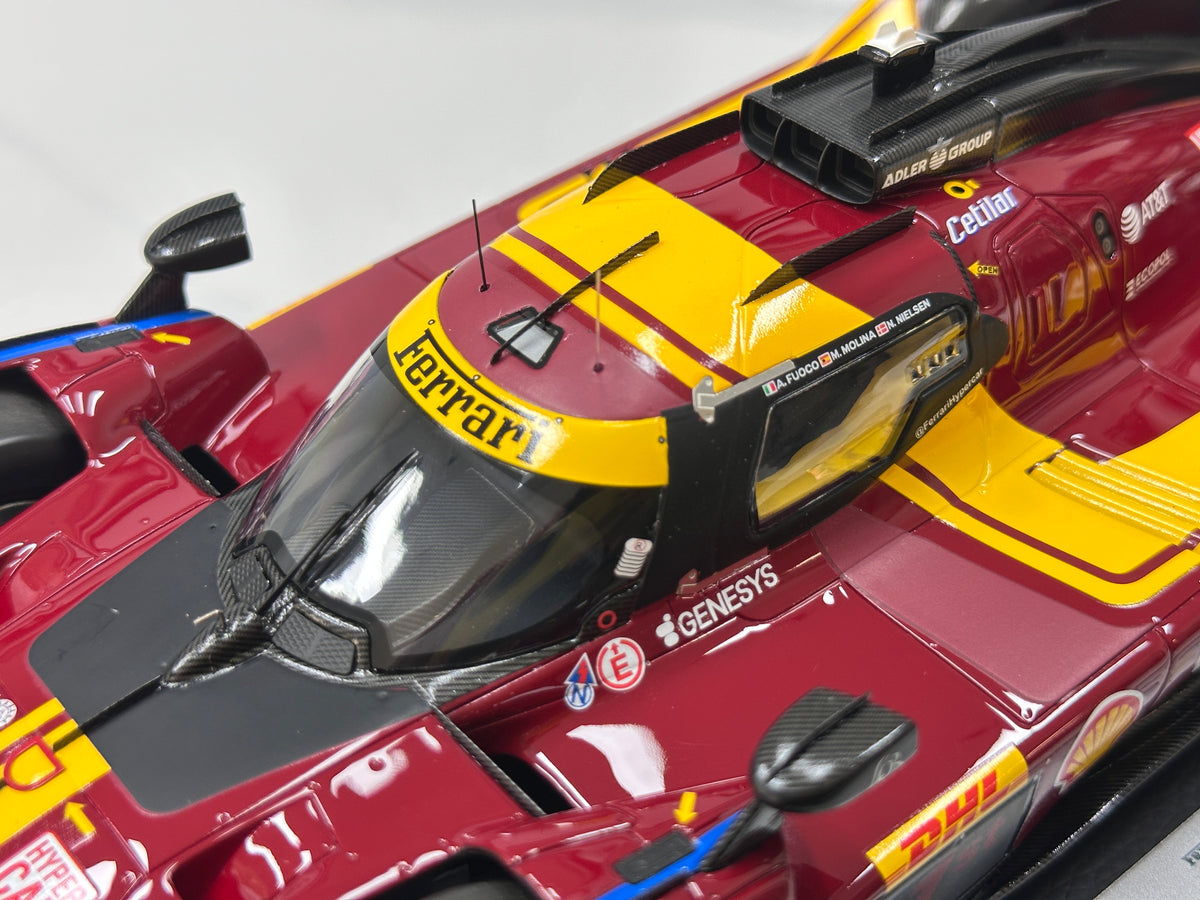 BBR 1/18 Ferrari 499P – Qatar Race Winner (Le Mans Hypercar) P18266A