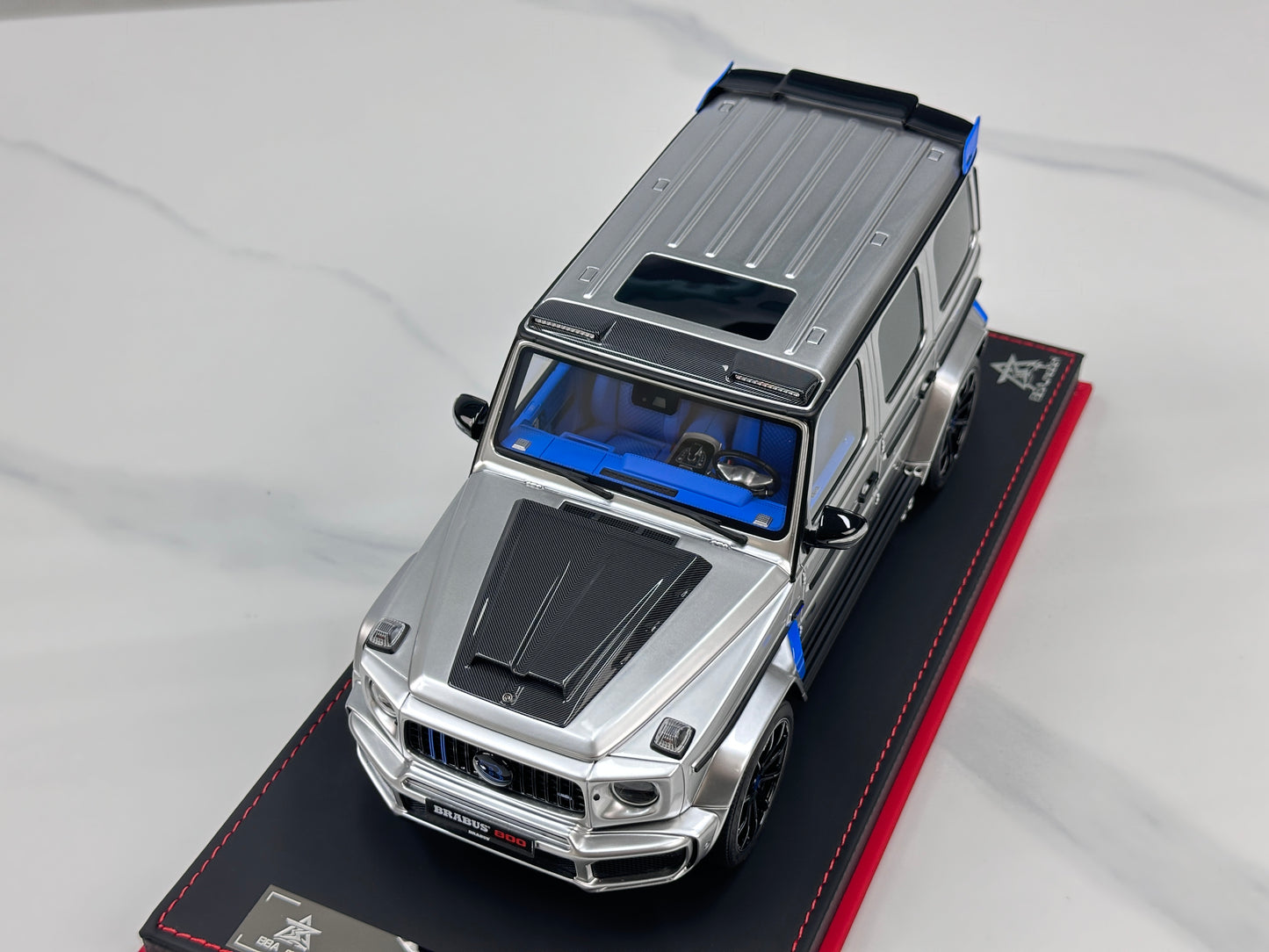 BBA Model 1/18 Brabus G800 Tungsten Silver BBA085