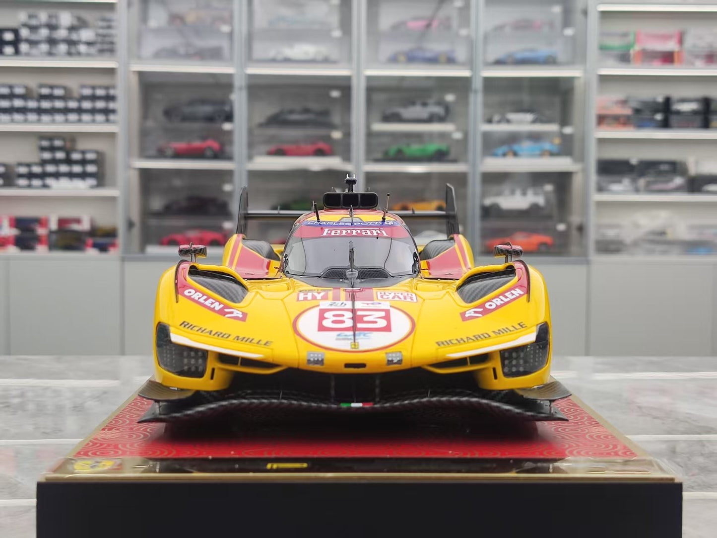 Amaglam 1/18 Ferrari 499P Yellow M6274-SC4