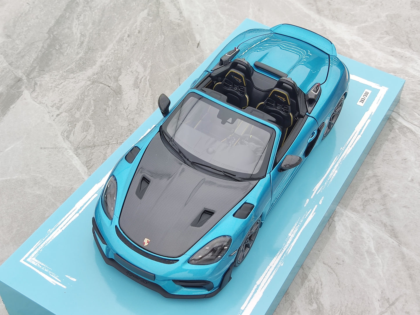 MINICHAMPS 1/18 Porsche 718 SPYDER RS 2024 Ipanema Blue 113063134