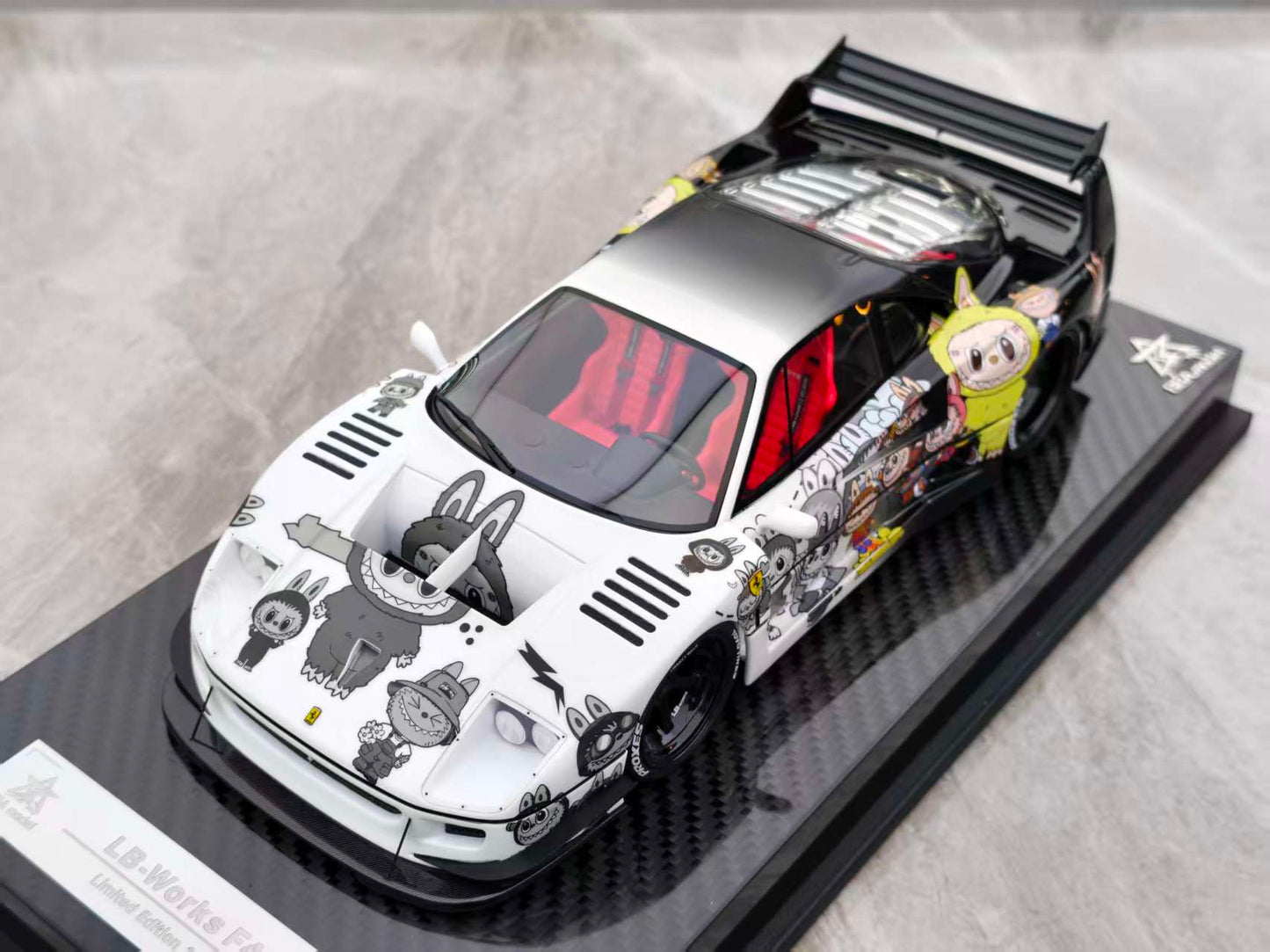 BBA MODEL 1/18 Ferrari F40 with carbon fiber sole BBA031