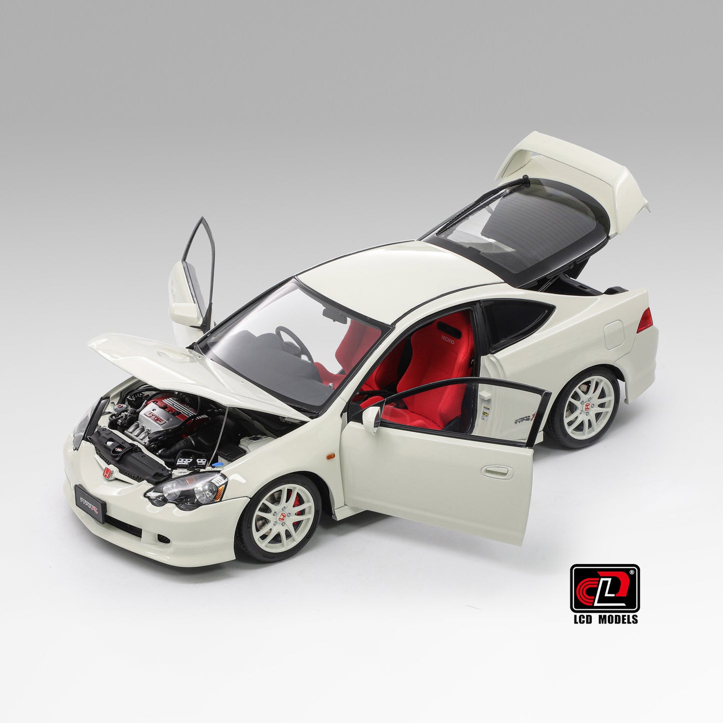 LCD 1/18 Honda Integra (DC5) Type-R Die-cast Fully Openable Car Model