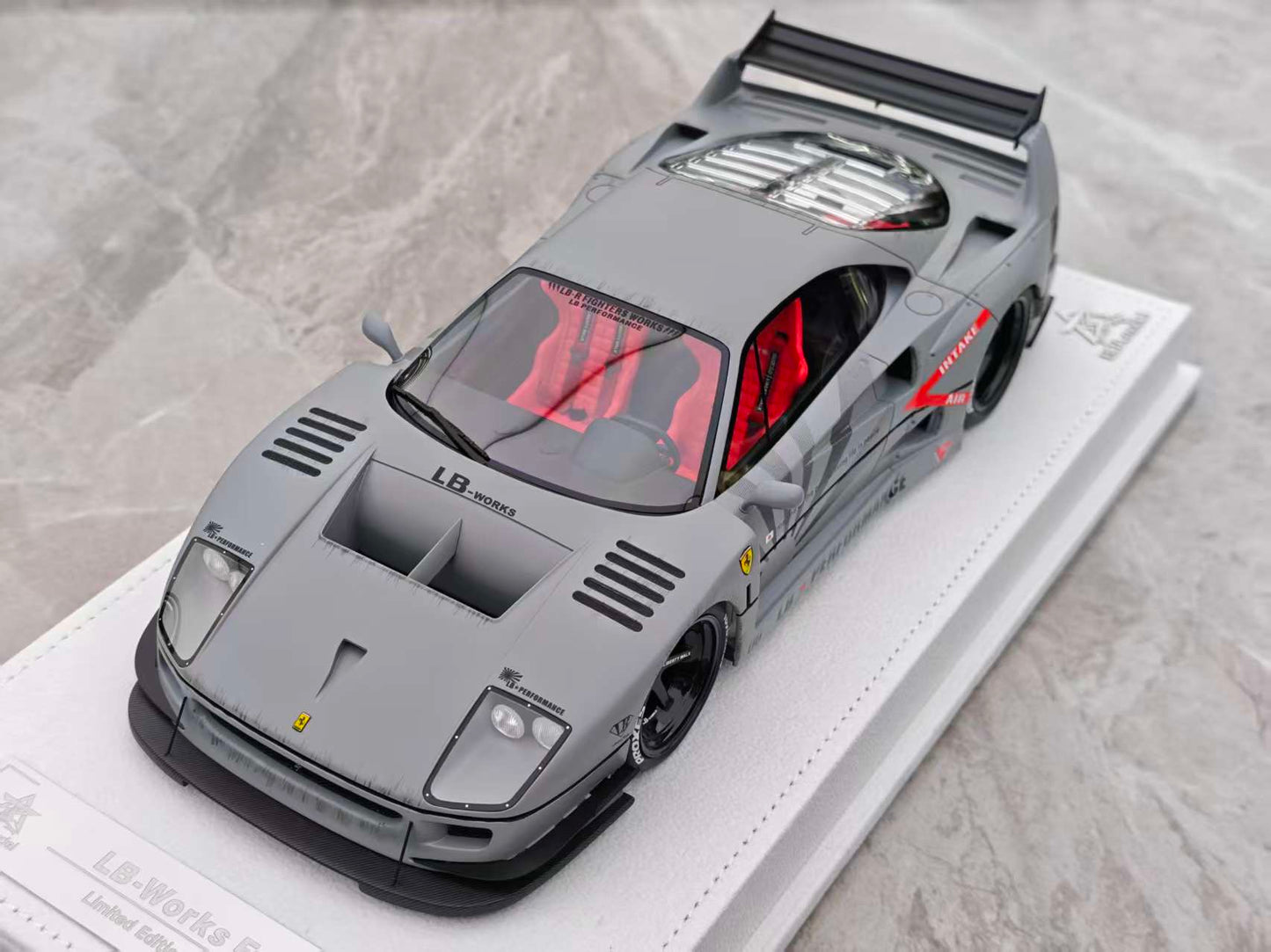 BBA MODEL 1/18 Ferrari F40 Battle Grey BBA030