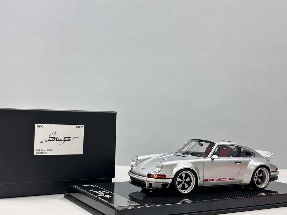 Dino Model 1/18 Porsche Singer DLS Silver DC007