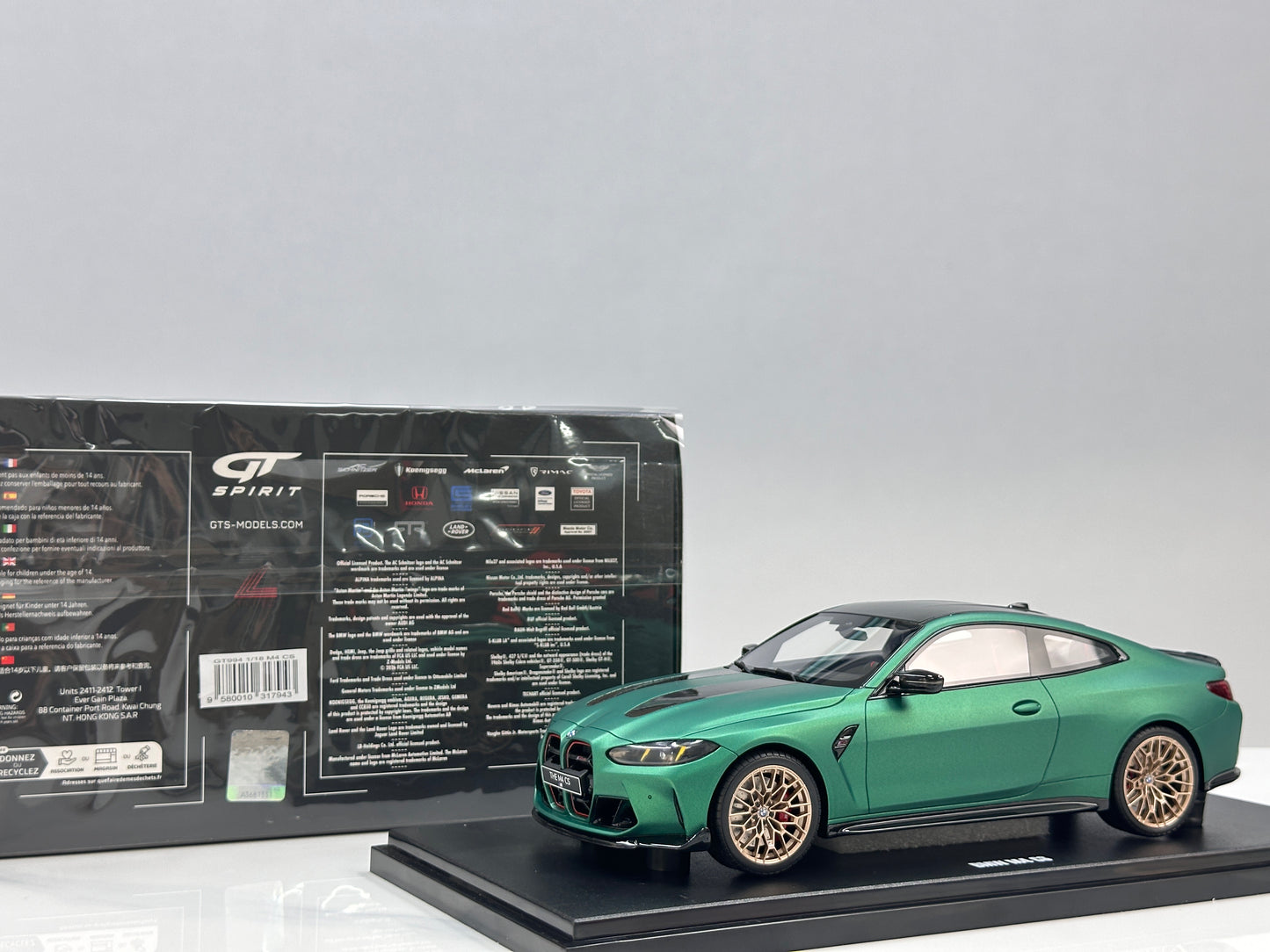 GT Spirit 1/18 BMW M4 CS Green GT994
