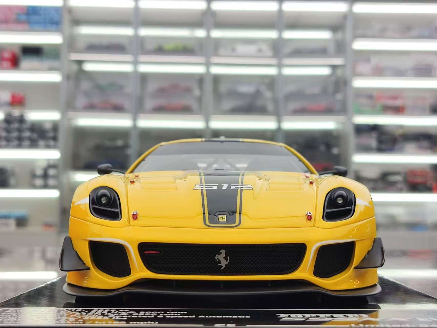 CE 1/18 Ferrari 599 XX EVO #512 Yellow Resin Model Car JS-CE022