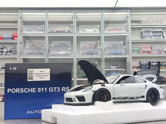 AUTO Art 1/18 Porsche 911 (991.2) GT3 RS White 78176