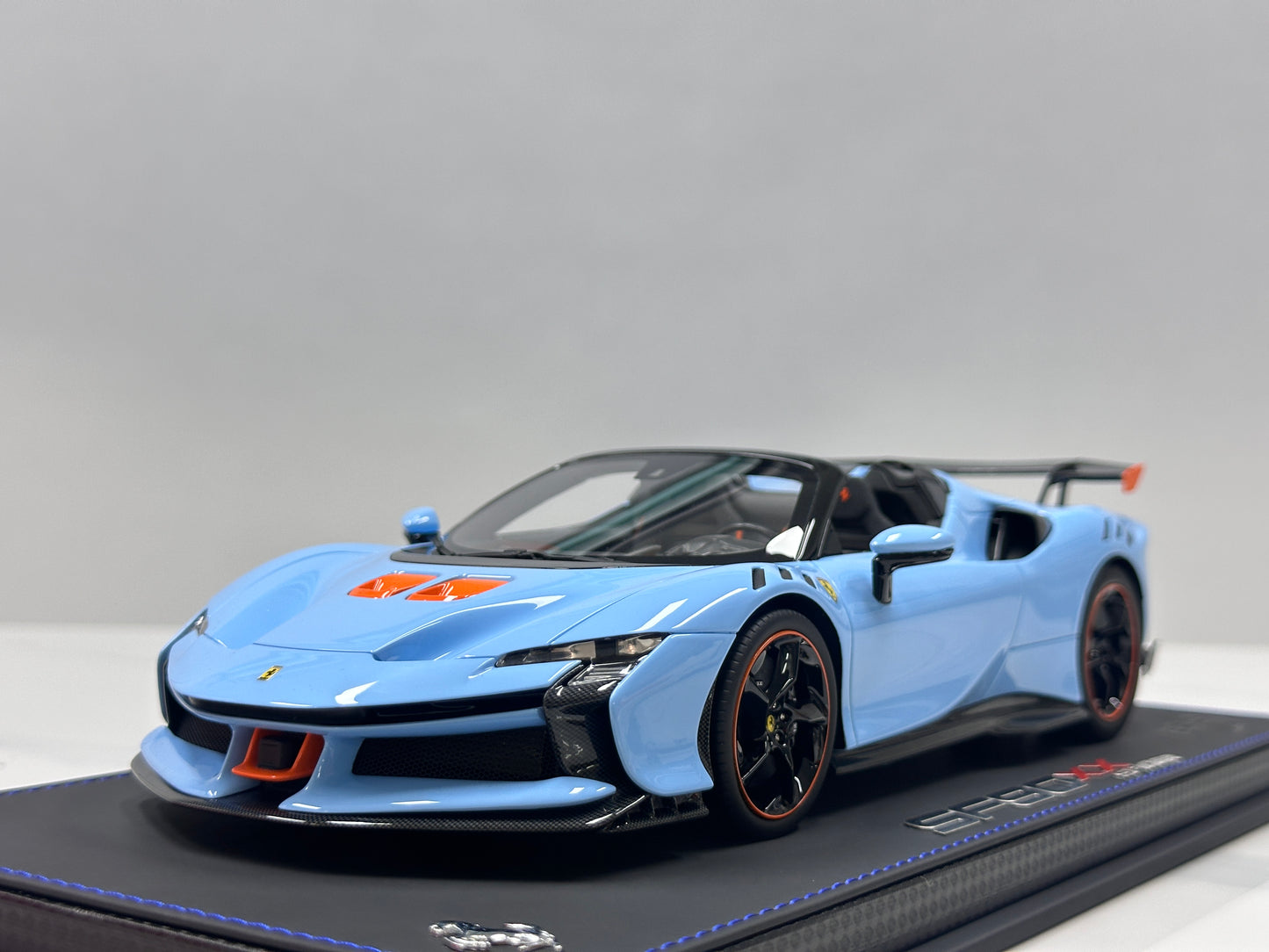 BBR 1/18 Ferrari SF90 XX Spider Plata Blue P18238N