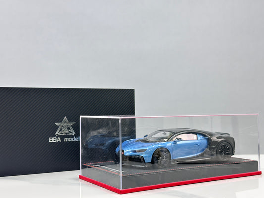 BBA MODEL 1/18 Bugatti Chiron Profilée – Ice Blue (BBA071)