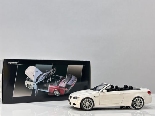 KYOSHO 1/18 BMW M3 Convertible (E93M) – White (08738AW)