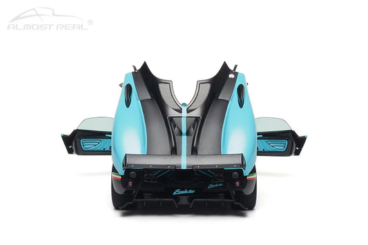 AR+ 1/18 Pagani Zonda Uno Blue All-Opening Alloy Car Model