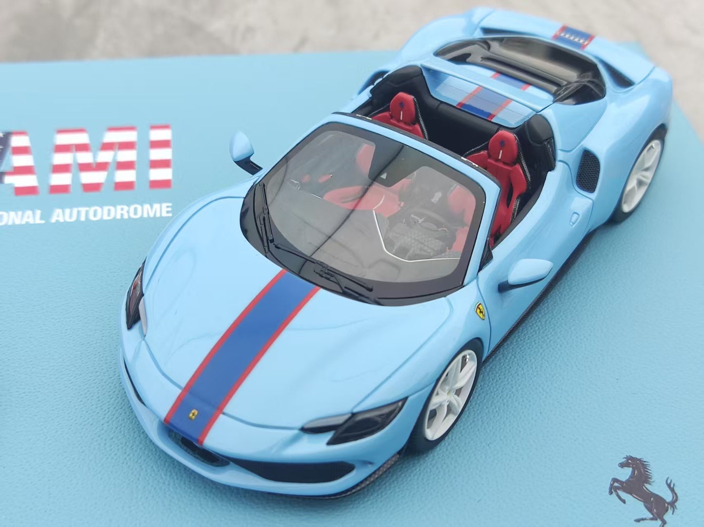 BBR 1/43 Ferrari SF-24 & 296 GTS MIAMIGP 2024 Miami Special Edition Leclerc No. 16 Double Set EMP107EX