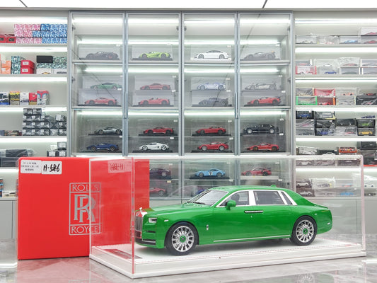SC 1/18 Rolls-Royce Phantom VIII Electroplated Green, priced at 2980 JS-SC005