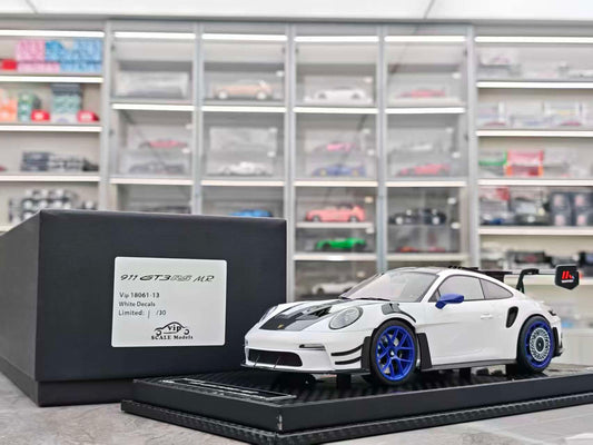 VIP 1/18 Porsche 911 GT3 RS-Manthey Racing Aurora White VIP188