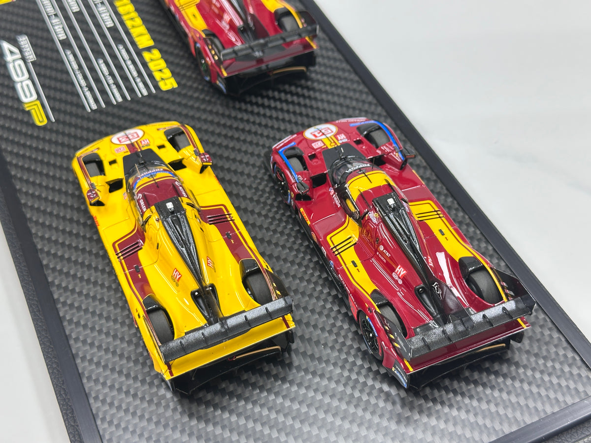 BBR 1/43 Ferrari 499P Set Qatar 2025 set with 3 models - car n. 51 - n. 83 - n. 50 BBRC319SET