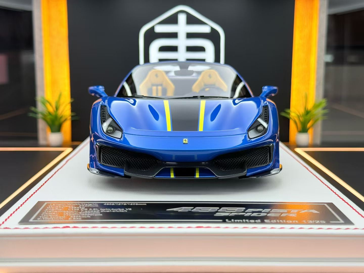 DM 1/18 Ferrari 488Pista 13/25 DDJ001