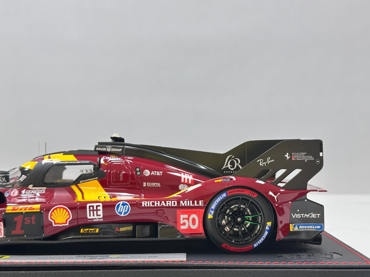 BBR 1/18 Ferrari 499P – Qatar Race Winner (Le Mans Hypercar) P18266A