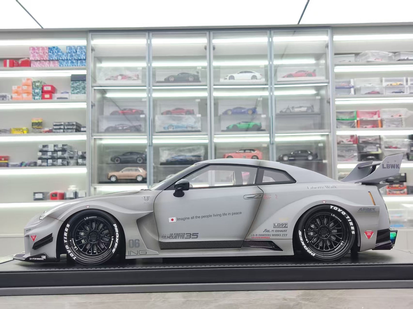 IVY 1/12 Nissan LB-Silhouette Works GT 35GT-RR Battle Grey IVY234