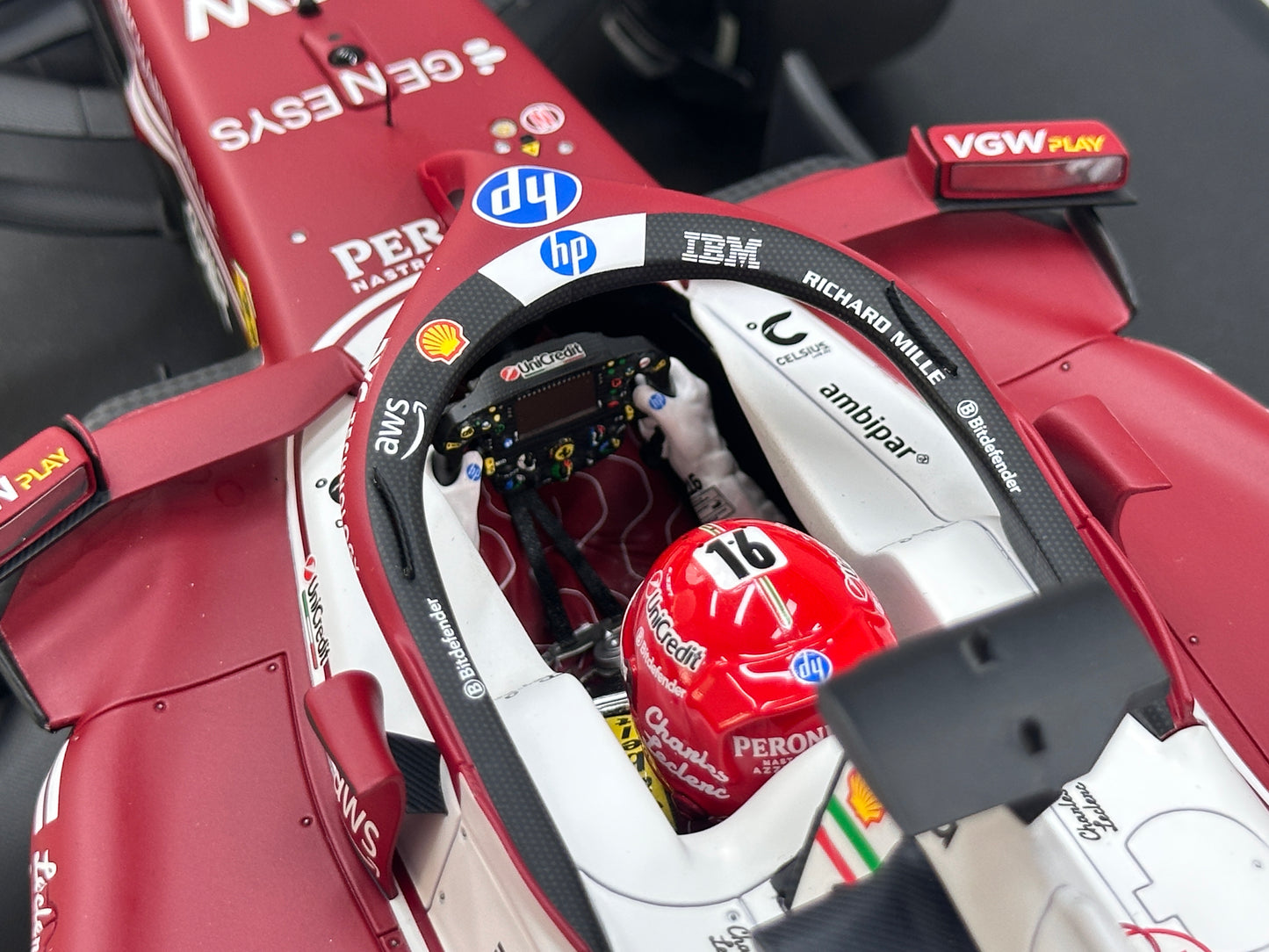 BBR 1/12 Ferrari SF25 Monza Livery – Commemorating the 50th Anniversary of Lauda's World Championship (Red) BBR1227D16
