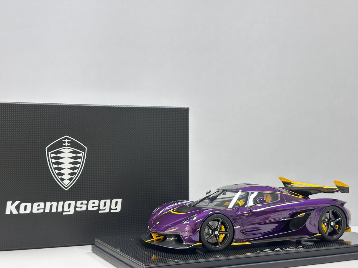 FRONTIART 1/12 Koenigsegg Jesko Carbon Ink Purple FA205