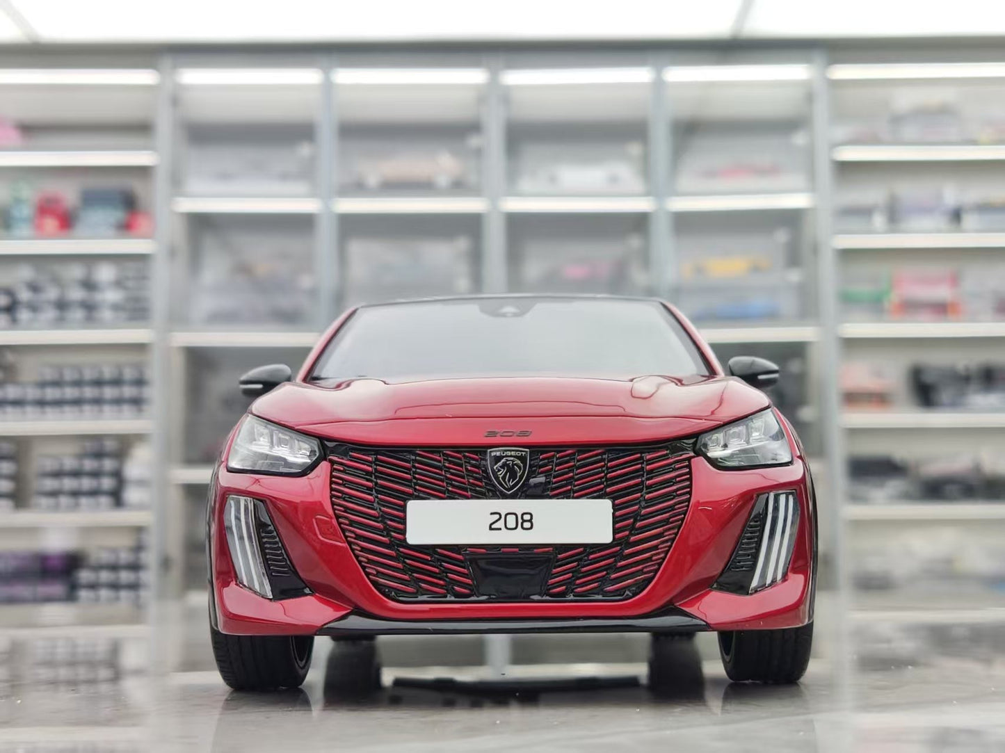 OTTO 1/18 Peugeot 208 GT HYBRID Red OT1163