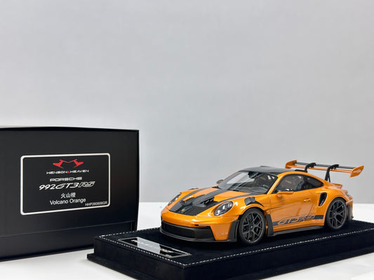 HH Model 1/18 Porsche 992 GT3 RS Volcano Orange HH729