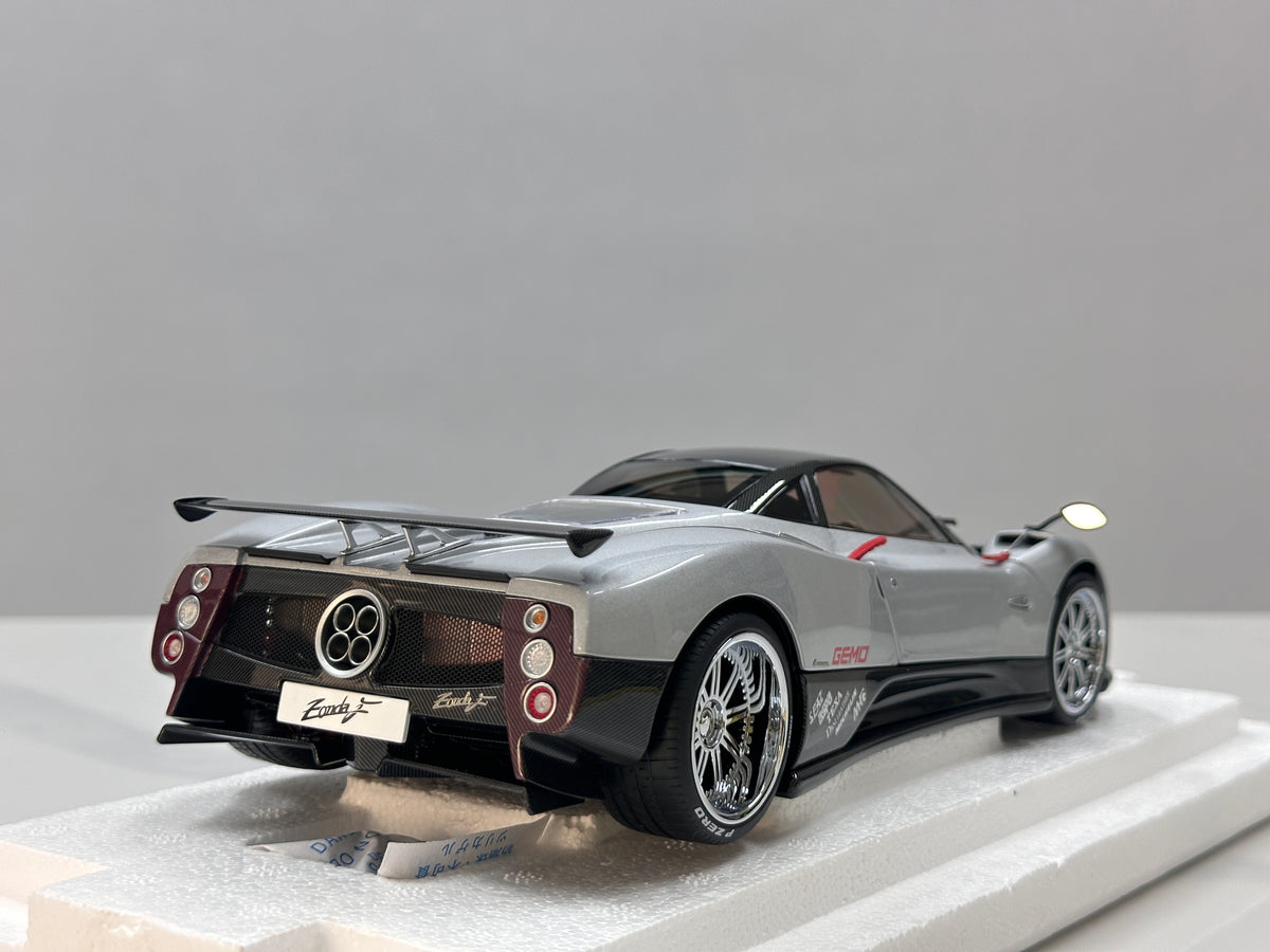 Almost Real 1/18 Pagani Zonda F (2005 Geneva Motor Show Debut Version) – Silver (850401001)