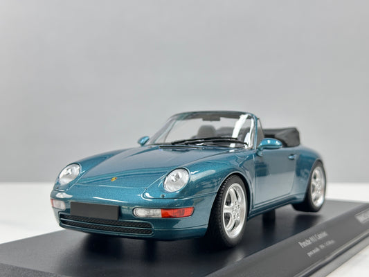 MINICHAMPS 1/18 Porsche 911 (993) Cabriolet – Metallic Green (155061132)