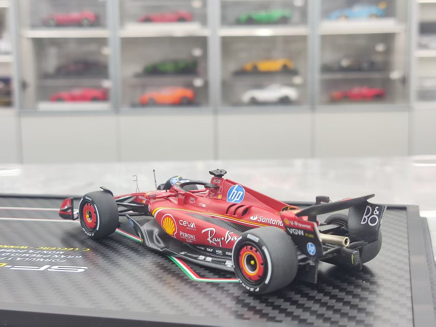 BBR 1/43 Ferrari SF24 MONZA GP 2024 LECLERC WINNER 16# Red BBRC307ACOFCH