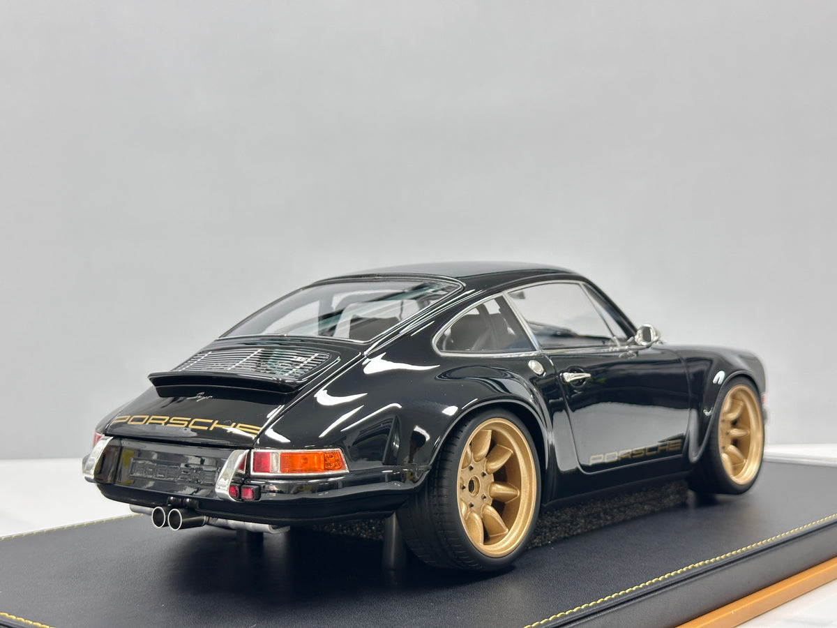IVY 1/12 Porsche Singer Black/Gold Wheels IVY246