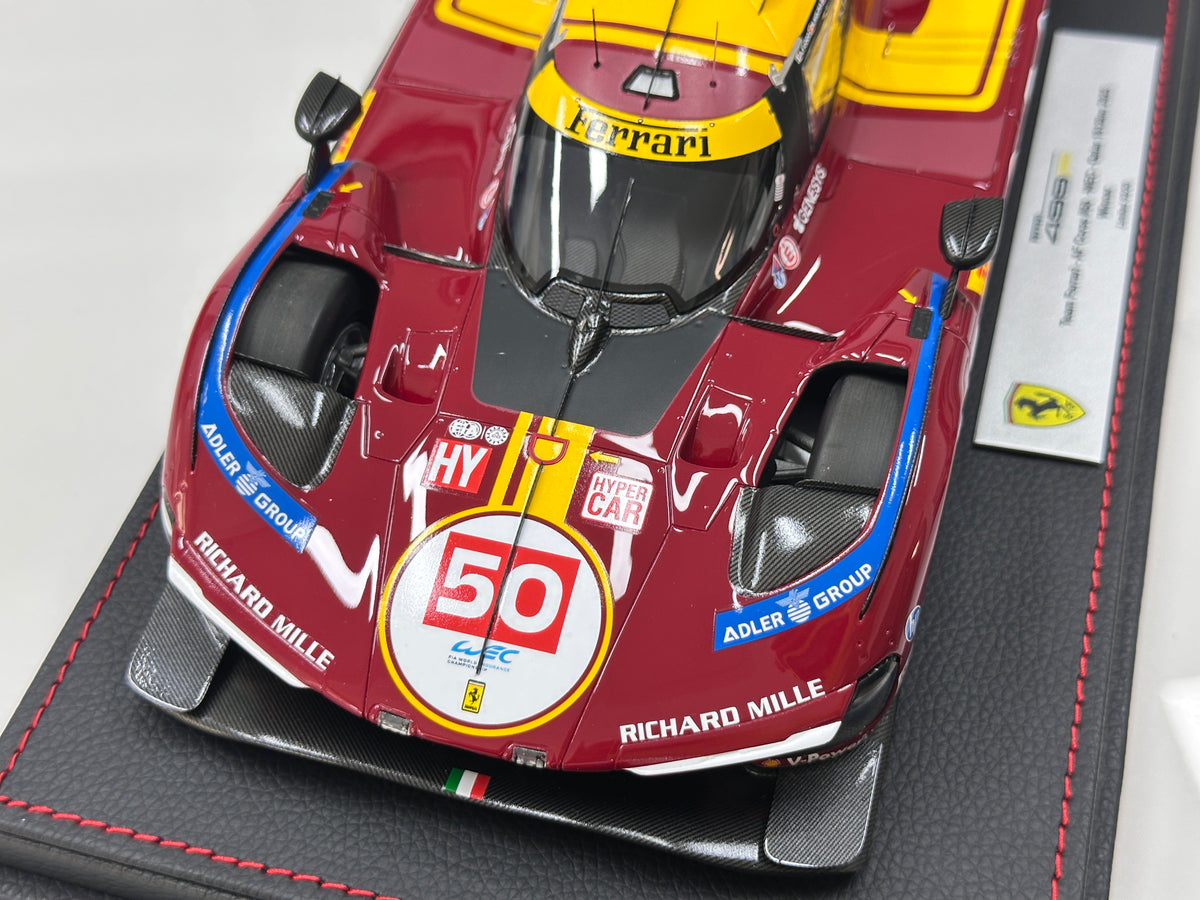 BBR 1/18 Ferrari 499P – Qatar Race Winner (Le Mans Hypercar) P18266A