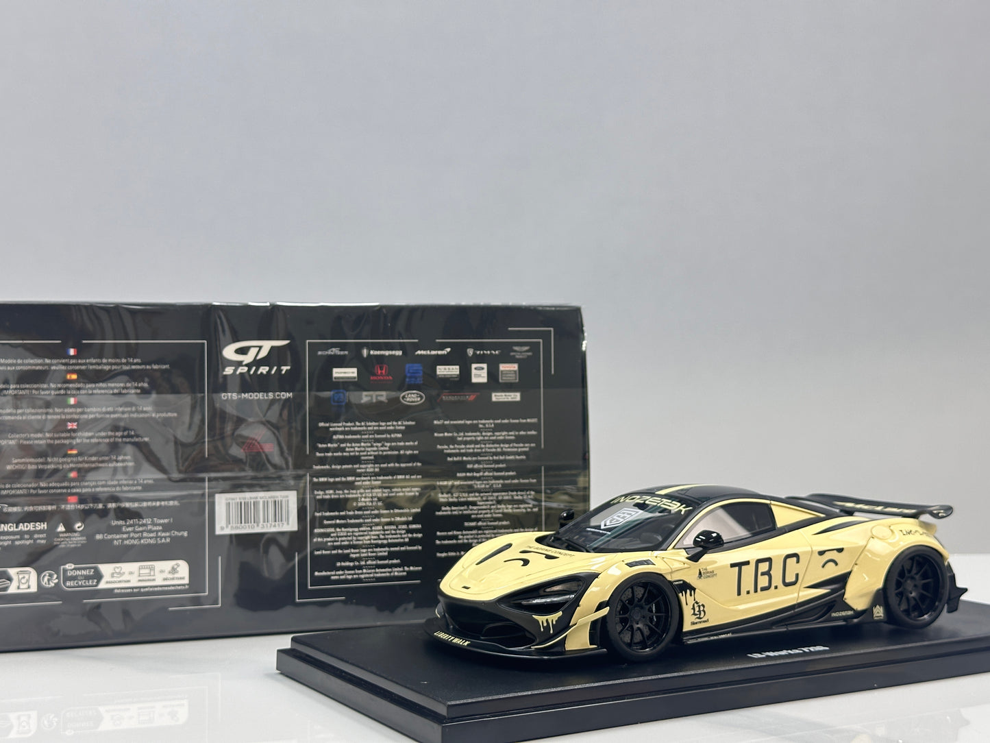 GT Spirit 1/18 McLaren LB-WORKS 720S Beige GT961